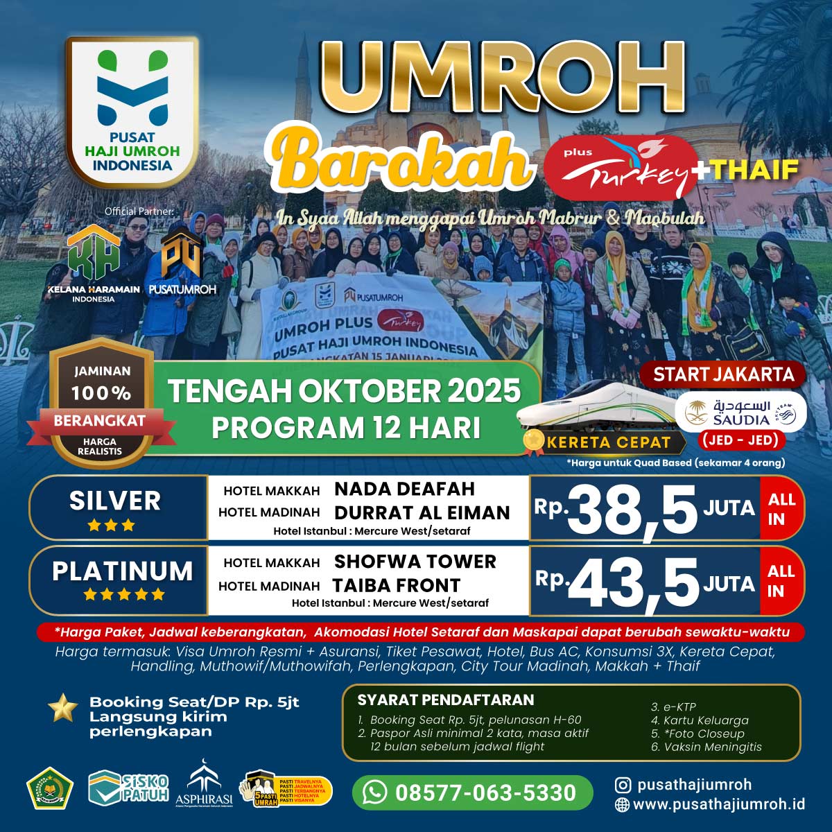 Umroh Plus Turki Oktober 2025