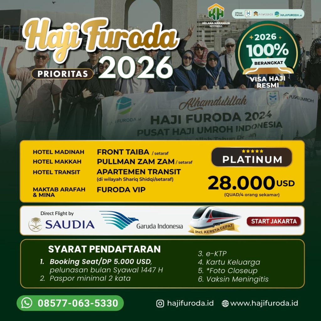 Haji Furoda 2026 Paket Platinum Bintang 5